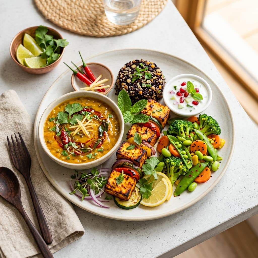 Healthy Indian meal